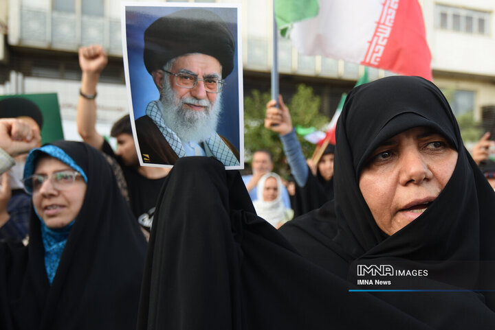 تجمع ضد آمریکایی و ضد صهیونیستی تهران