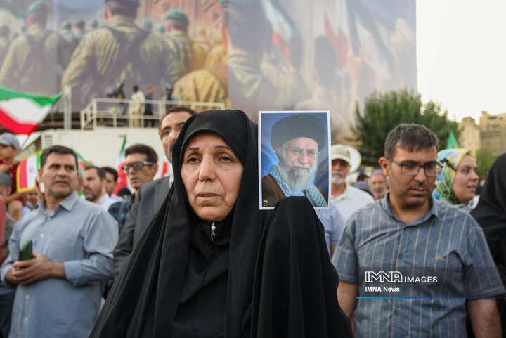 تجمع ضد آمریکایی و ضد صهیونیستی تهران