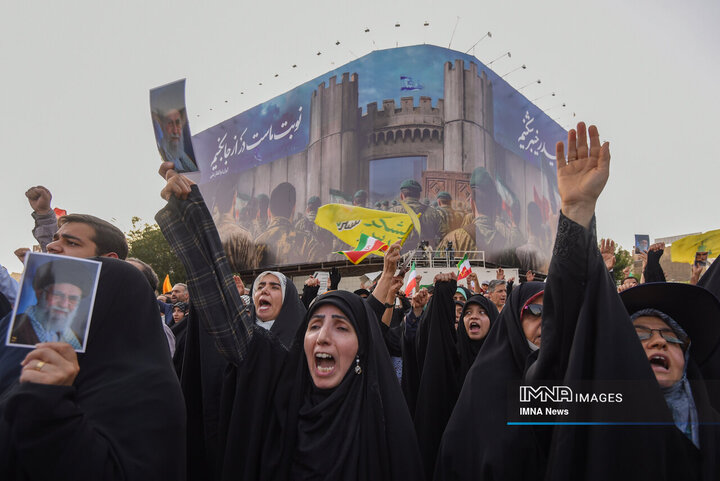 تجمع ضد آمریکایی و ضد صهیونیستی تهران