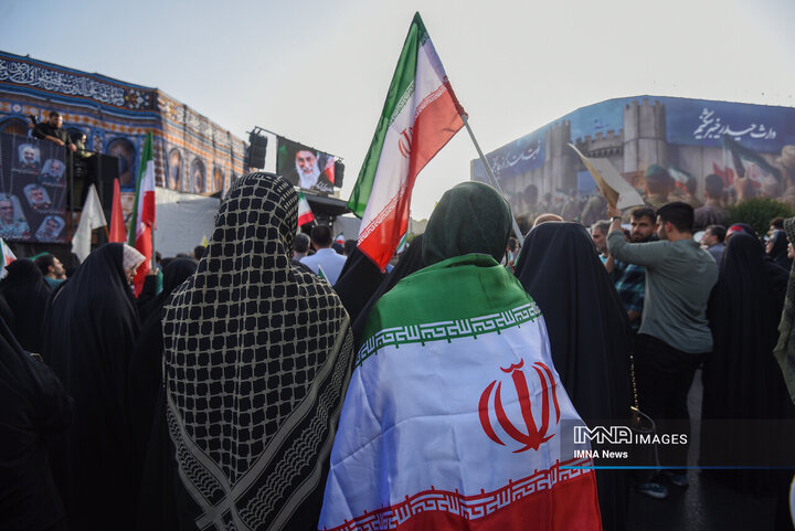 تجمع ضد آمریکایی و ضد صهیونیستی تهران