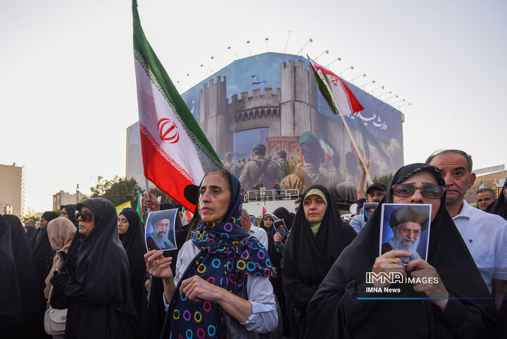 تجمع ضد آمریکایی و ضد صهیونیستی تهران