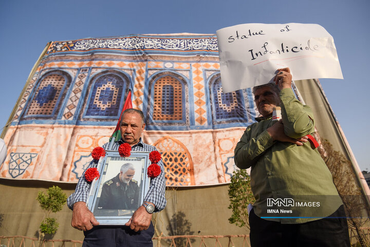 تجمع ضد آمریکایی و ضد صهیونیستی تهران