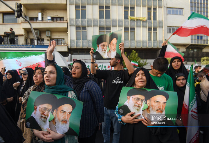 تجمع ضد آمریکایی و ضد صهیونیستی تهران