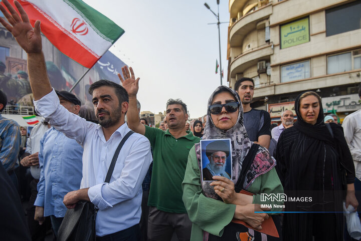 تجمع ضد آمریکایی و ضد صهیونیستی تهران