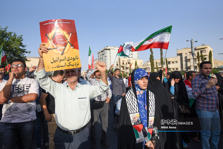 تجمع ضد آمریکایی و ضد صهیونیستی تهران