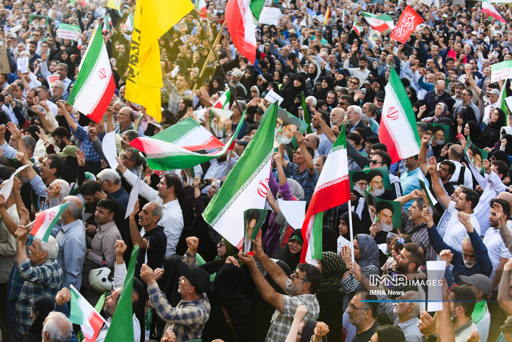 تجمع ضد آمریکایی و ضد صهیونیستی تهران