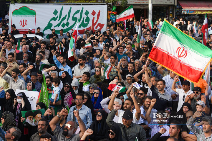 تجمع ضد آمریکایی و ضد صهیونیستی تهران