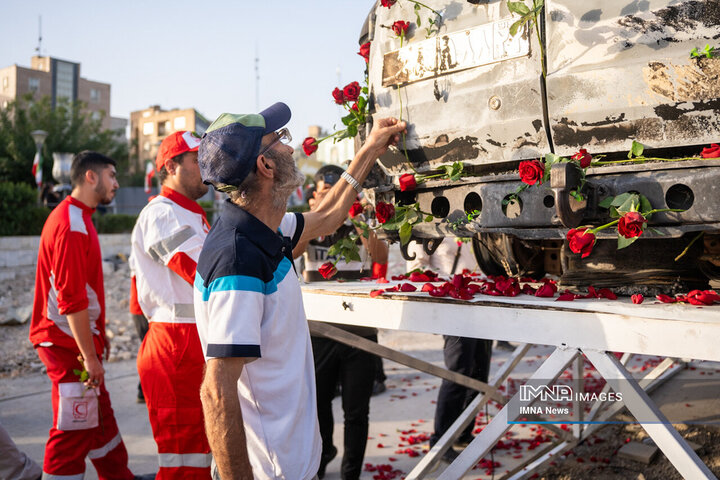 گلباران آمبولانس مورد هدف صهیونیست