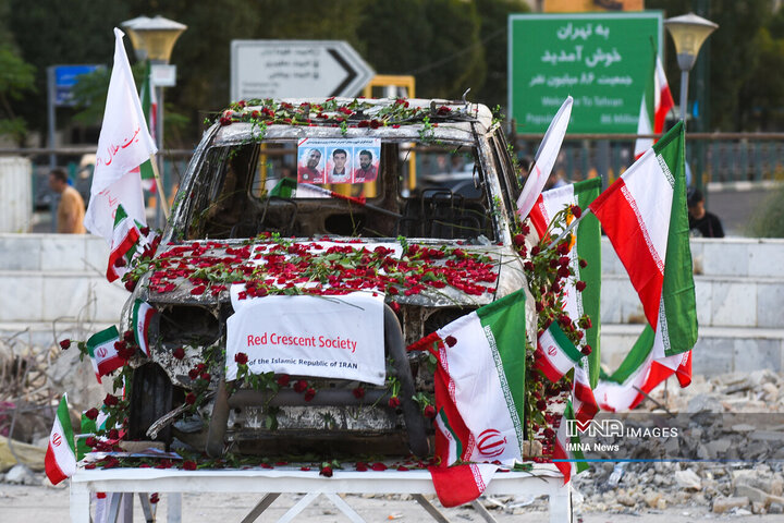 گلباران آمبولانس مورد هدف صهیونیست