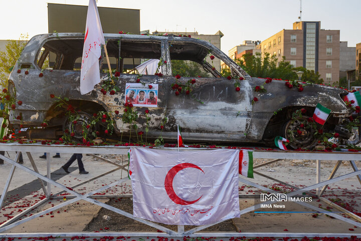 گلباران آمبولانس مورد هدف صهیونیست