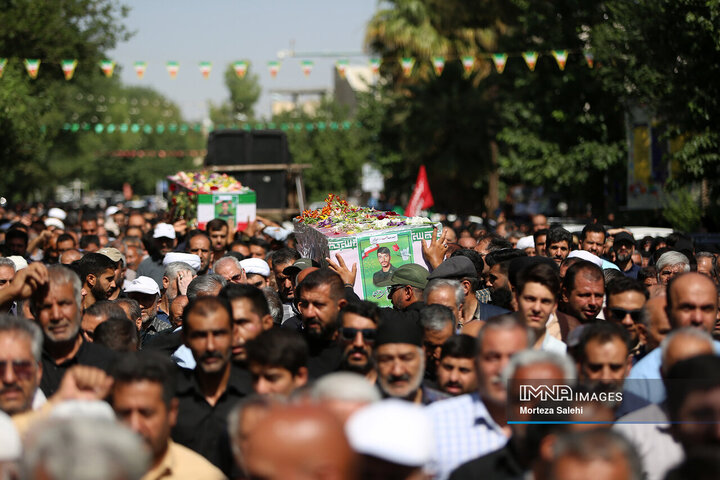 اسامی شهدایی که امروز در اصفهان تشییع می‌شوند