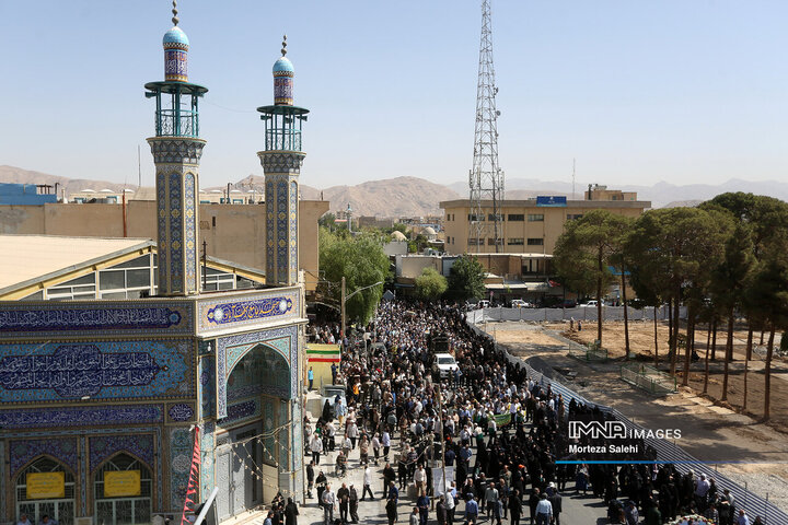 تشییع شهدای تجاوز رژیم صهیونیستی به کشور در نجف‌آباد