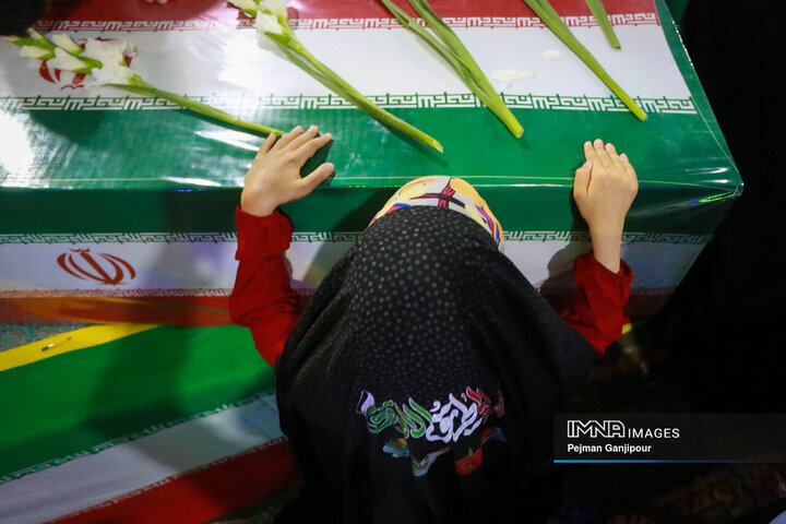 مراسم وداع با سردار شهید مهدی ربانی