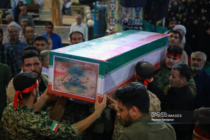 مراسم وداع با سردار شهید مهدی ربانی