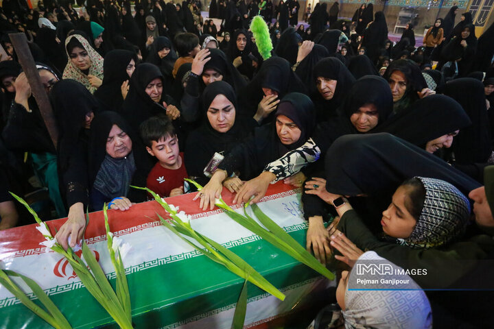 مراسم وداع با سردار شهید مهدی ربانی