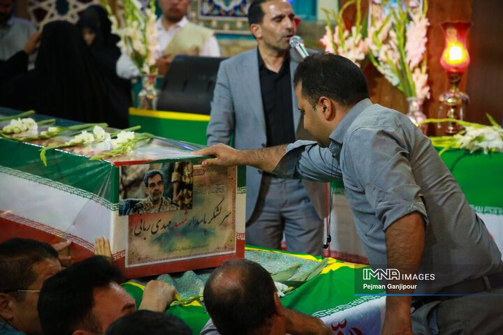 مراسم وداع با سردار شهید مهدی ربانی