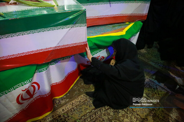 مراسم وداع با سردار شهید مهدی ربانی