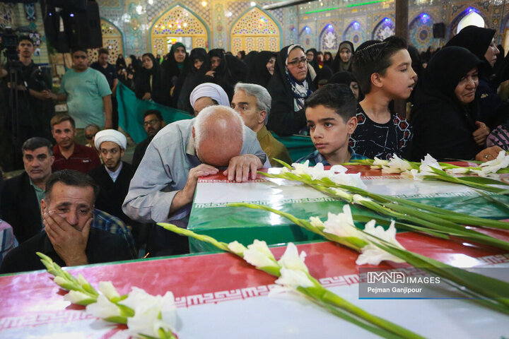 مراسم وداع با سردار شهید مهدی ربانی