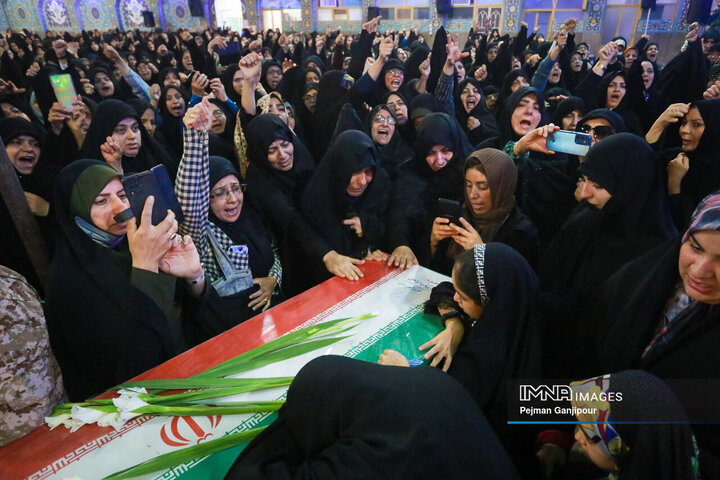 مراسم وداع با سردار شهید مهدی ربانی