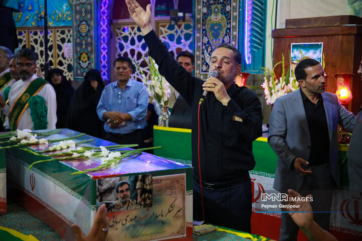 مراسم وداع با سردار شهید مهدی ربانی