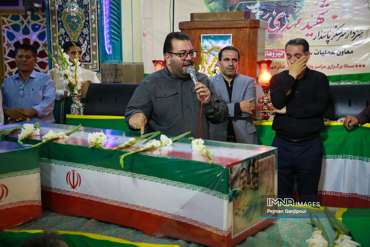 مراسم وداع با سردار شهید مهدی ربانی