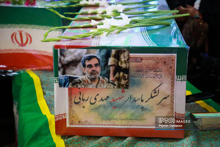 مراسم وداع با سردار شهید مهدی ربانی