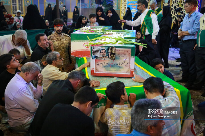 مراسم وداع با سردار شهید مهدی ربانی