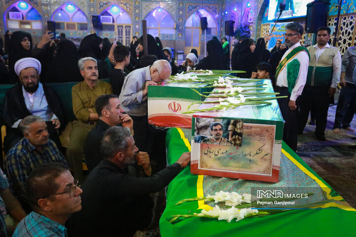 مراسم وداع با سردار شهید مهدی ربانی