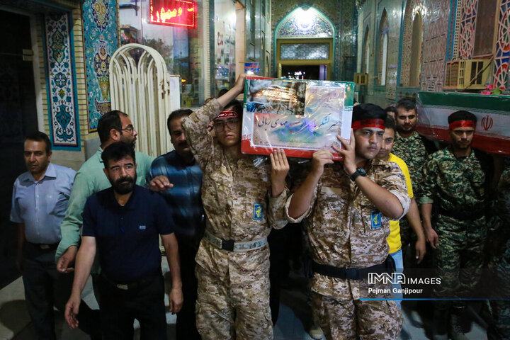 مراسم وداع با سردار شهید مهدی ربانی