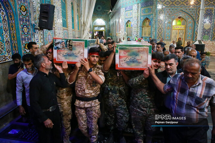 مراسم وداع با سردار شهید مهدی ربانی