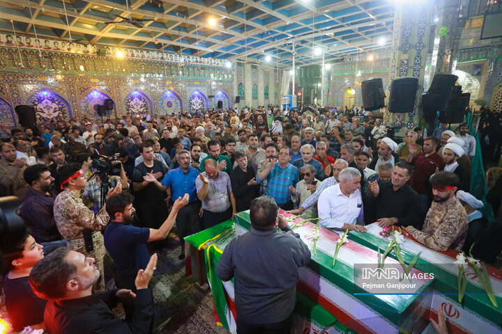 مراسم وداع با سردار شهید مهدی ربانی