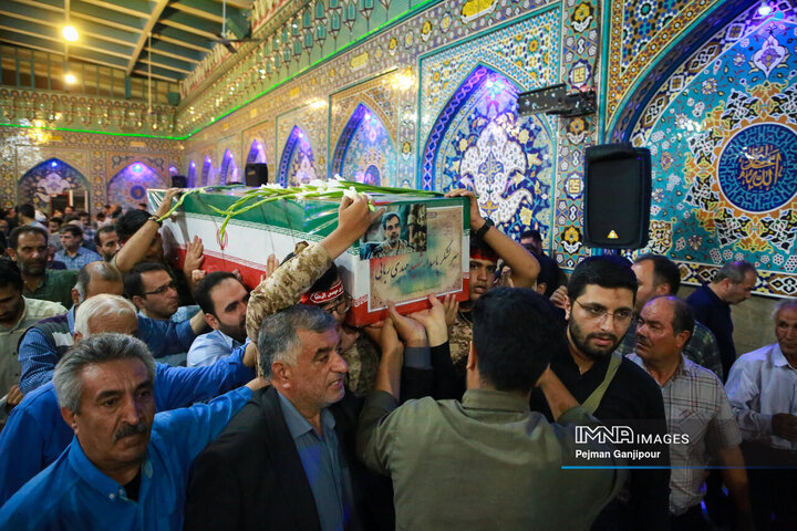 مراسم وداع با سردار شهید مهدی ربانی