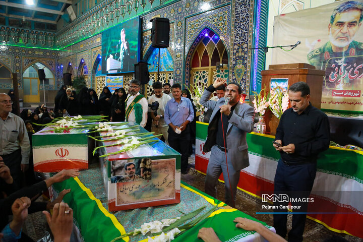 مراسم وداع با سردار شهید مهدی ربانی