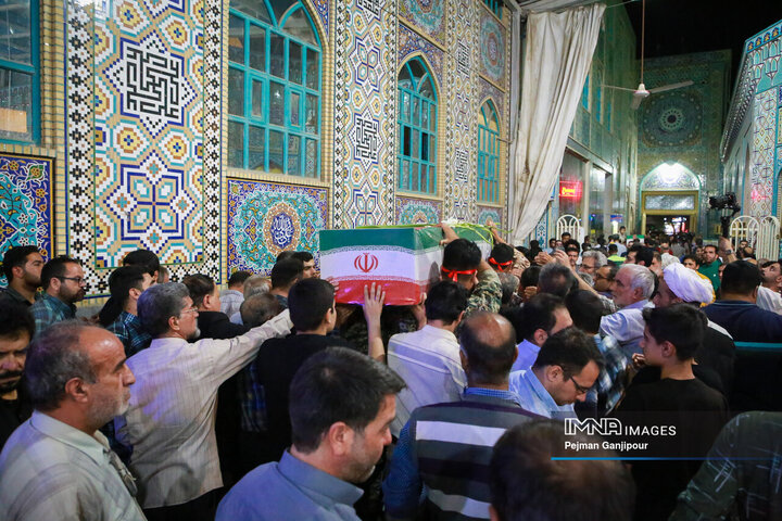 مراسم وداع با سردار شهید مهدی ربانی