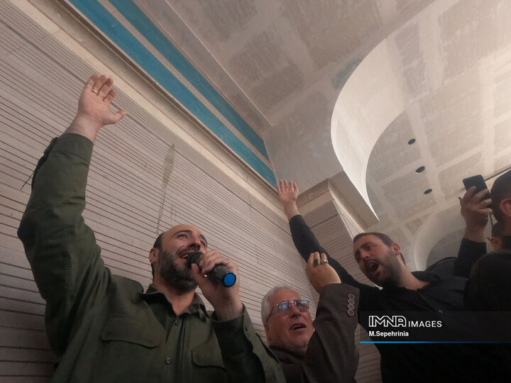 تشییع شهید حامد خیرالهی در تبریز