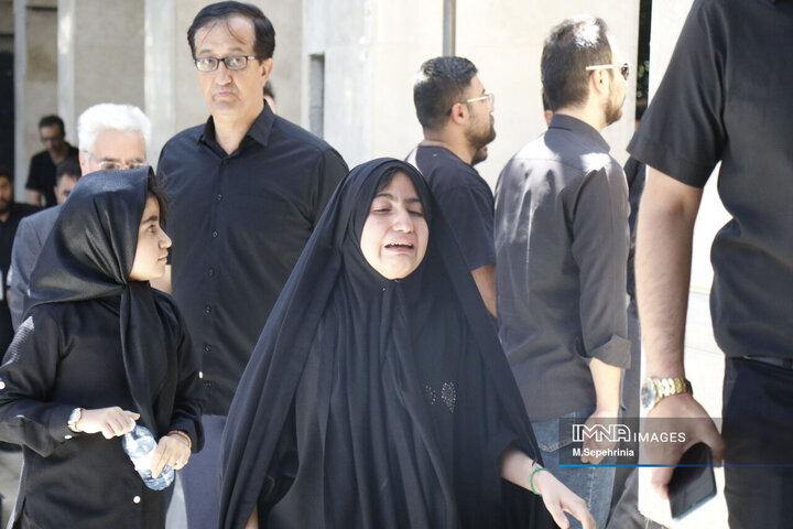 تشییع شهید حامد خیرالهی در تبریز