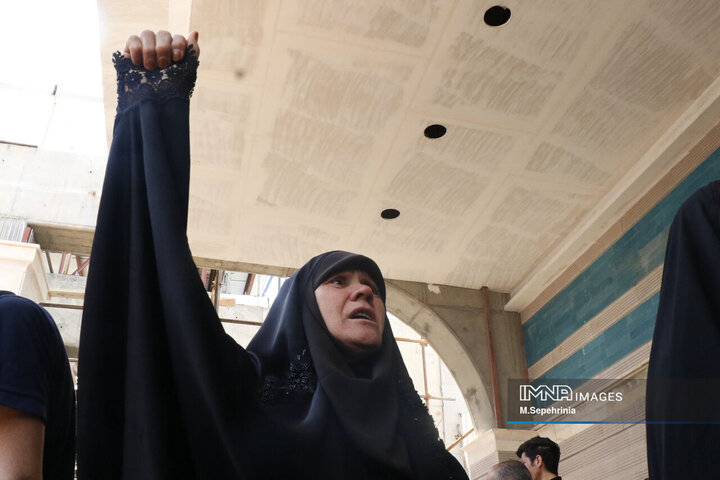 تشییع شهید حامد خیرالهی در تبریز