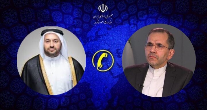 قدردانی ایران از نقش‌آفرینی سازنده قطر در کمک به جلوگیری از تشدید ناامنی‌ها