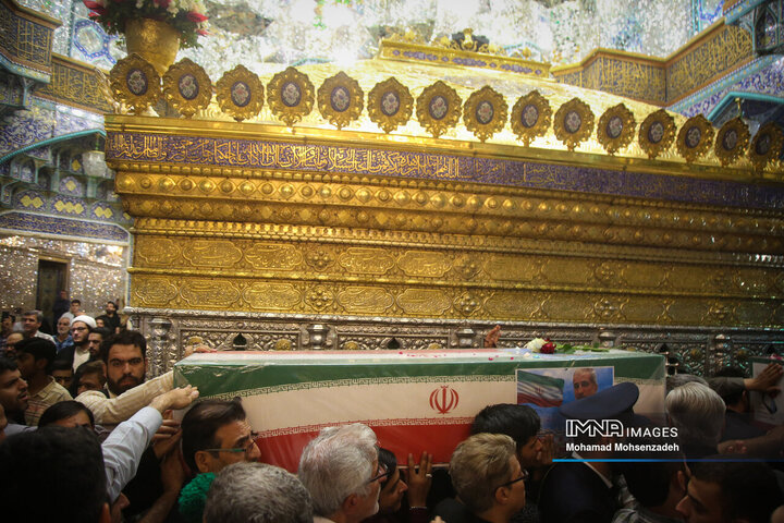 تشییع 8 شهید تجاوز رژیم صهیونیستی به کشور در قم