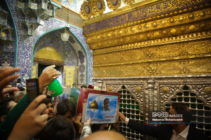 تشییع 8 شهید تجاوز رژیم صهیونیستی به کشور در قم