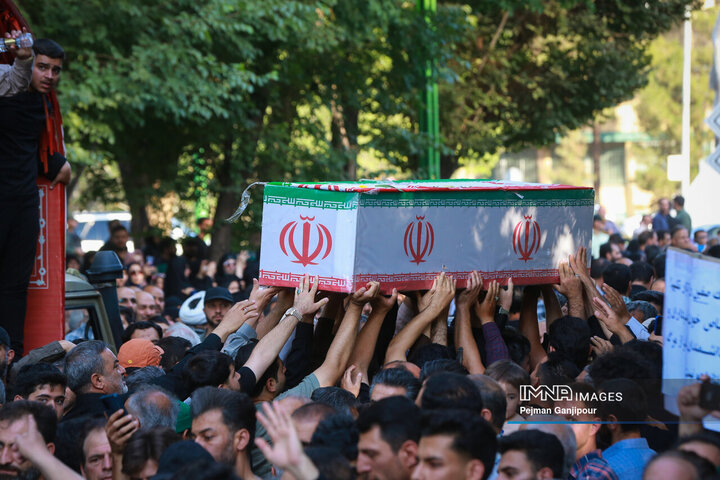 مراسم تشییع سردار شهید مهدی ربانی