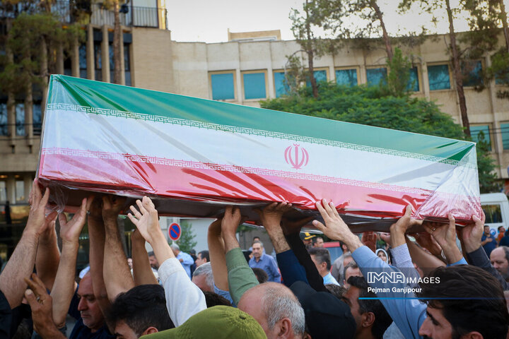 مراسم تشییع سردار شهید مهدی ربانی