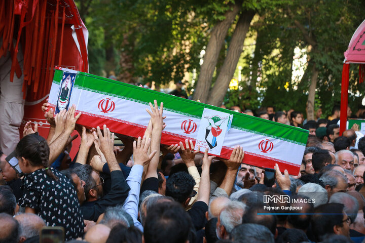 مراسم تشییع سردار شهید مهدی ربانی