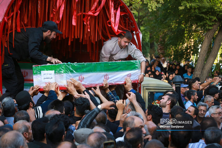 مراسم تشییع سردار شهید مهدی ربانی