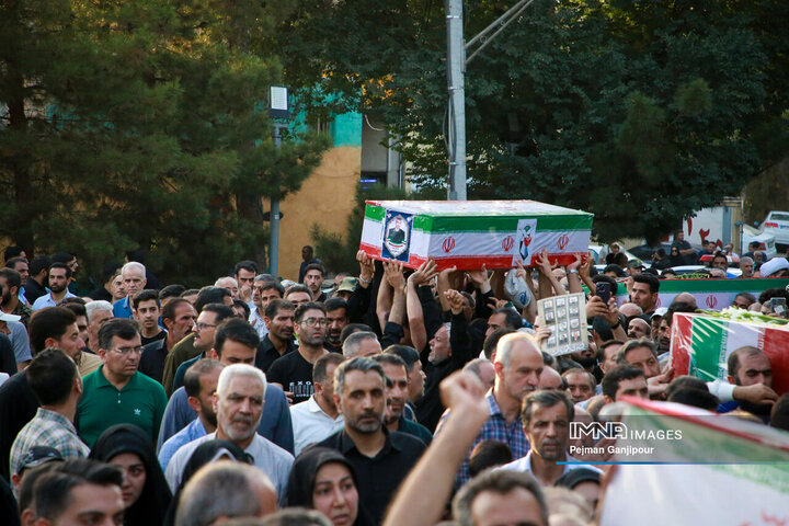 مراسم تشییع سردار شهید مهدی ربانی