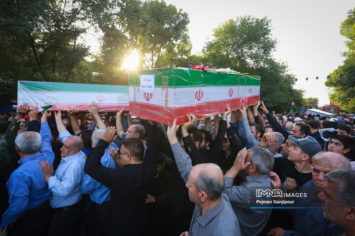 مراسم تشییع سردار شهید مهدی ربانی