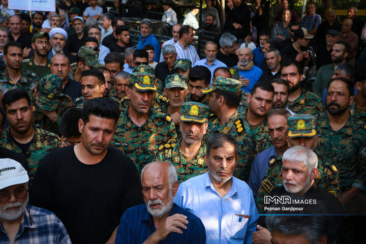 مراسم تشییع سردار شهید مهدی ربانی