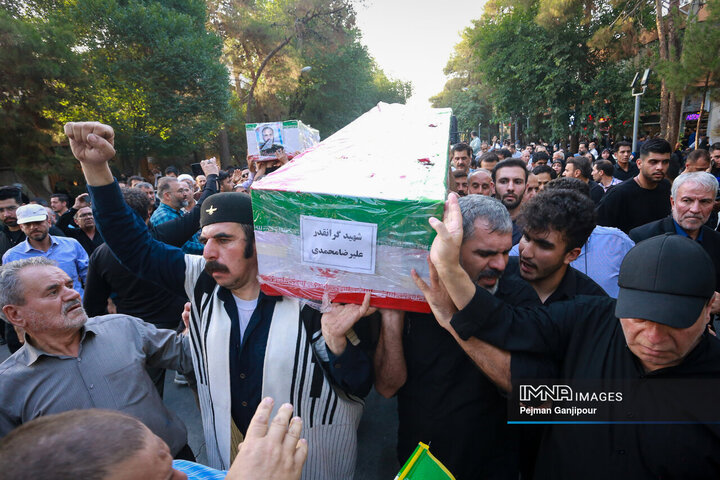 مراسم تشییع سردار شهید مهدی ربانی