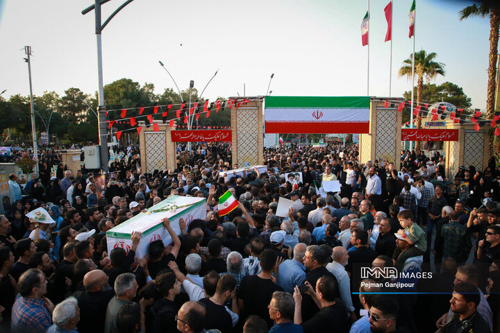 مراسم تشییع سردار شهید مهدی ربانی