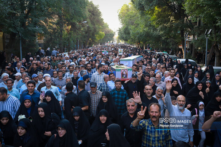 مراسم تشییع سردار شهید مهدی ربانی